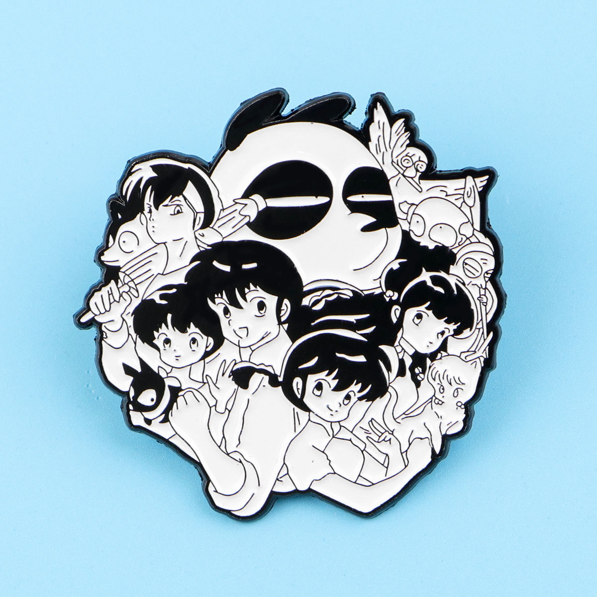 Cartoon Pigs Enamel Pin Brooch - Tuxedo Lapel Pin 评论和价格